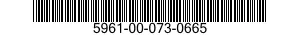 5961-00-073-0665  5961000730665 000730665