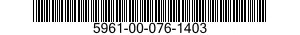 5961-00-076-1403 SEMICONDUCTOR DEVICE,DIODE 5961000761403 000761403