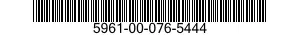 5961-00-076-5444 SEMICONDUCTOR DEVICE,DIODE 5961000765444 000765444