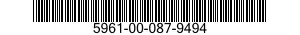 5961-00-087-9494 SEMICONDUCTOR DEVICE,DIODE 5961000879494 000879494