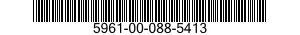5961-00-088-5413 SEMICONDUCTOR DEVICE,DIODE 5961000885413 000885413