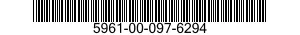 5961-00-097-6294 TRANSISTOR 5961000976294 000976294