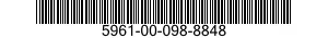 5961-00-098-8848 SEMICONDUCTOR DEVICE,DIODE 5961000988848 000988848
