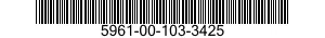 5961-00-103-3425 SEMICONDUCTOR DEVICE SET 5961001033425 001033425