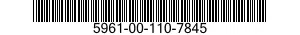 5961-00-110-7845 SEMICONDUCTOR DEVICE,DIODE 5961001107845 001107845