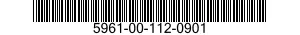 5961-00-112-0901  5961001120901 001120901