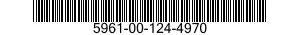 5961-00-124-4970 TRANSISTOR 5961001244970 001244970