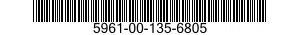 5961-00-135-6805  5961001356805 001356805