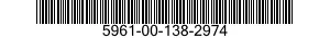 5961-00-138-2974 SEMICONDUCTOR DEVICE SET 5961001382974 001382974