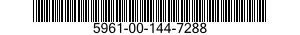 5961-00-144-7288 SEMICONDUCTOR DEVICE,DIODE 5961001447288 001447288