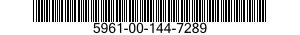 5961-00-144-7289 SEMICONDUCTOR DEVICE,DIODE 5961001447289 001447289