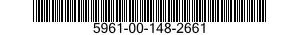 5961-00-148-2661 SEMICONDUCTOR DEVICE,DIODE 5961001482661 001482661