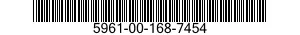 5961-00-168-7454 TRANSISTOR 5961001687454 001687454