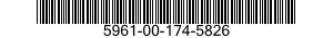 5961-00-174-5826  5961001745826 001745826
