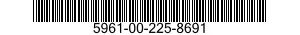 5961-00-225-8691 RECTIFIER,SEMICONDUCTOR DEVICE 5961002258691 002258691