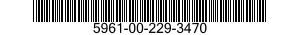 5961-00-229-3470 SEMICONDUCTOR DEVICE,DIODE 5961002293470 002293470