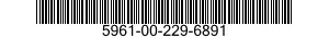 5961-00-229-6891 SEMICONDUCTOR DEVICE,DIODE 5961002296891 002296891