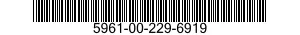5961-00-229-6919 TRANSISTOR 5961002296919 002296919