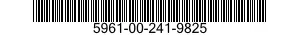 5961-00-241-9825 RECTIFIER,SEMICONDUCTOR DEVICE,UNITIZED 5961002419825 002419825