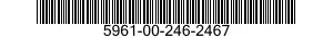 5961-00-246-2467 TRANSISTOR 5961002462467 002462467