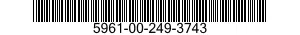 5961-00-249-3743 SEMICONDUCTOR DEVICE,DIODE 5961002493743 002493743