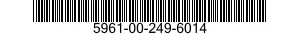 5961-00-249-6014 SEMICONDUCTOR DEVICE,DIODE 5961002496014 002496014