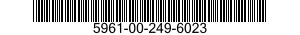 5961-00-249-6023 SEMICONDUCTOR DEVICE,DIODE 5961002496023 002496023