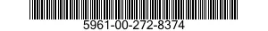 5961-00-272-8374 TRANSISTOR 5961002728374 002728374