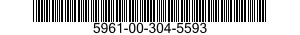 5961-00-304-5593 SEMICONDUCTOR DEVICE,DIODE 5961003045593 003045593