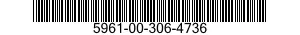 5961-00-306-4736 TRANSISTOR 5961003064736 003064736