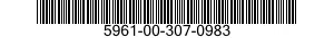 5961-00-307-0983 RECTIFIER,SEMICONDUCTOR DEVICE,UNITIZED 5961003070983 003070983