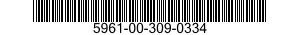 5961-00-309-0334 SEMICONDUCTOR DEVICE,DIODE 5961003090334 003090334