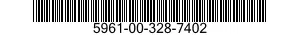 5961-00-328-7402 TRANSISTOR 5961003287402 003287402