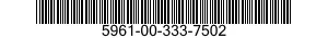 5961-00-333-7502  5961003337502 003337502