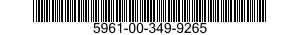 5961-00-349-9265  5961003499265 003499265