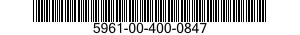 5961-00-400-0847  5961004000847 004000847