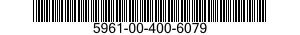 5961-00-400-6079 SEMICONDUCTOR DEVICES,UNITIZED 5961004006079 004006079