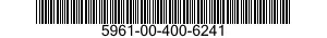 5961-00-400-6241 SEMICONDUCTOR DEVICES,UNITIZED 5961004006241 004006241