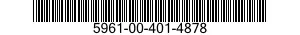 5961-00-401-4878 SEMICONDUCTOR DEVICE,DIODE 5961004014878 004014878
