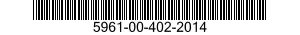 5961-00-402-2014 SEMICONDUCTOR DEVICES,UNITIZED 5961004022014 004022014