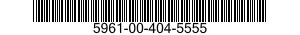 5961-00-404-5555 SEMICONDUCTOR DEVICE,DIODE 5961004045555 004045555