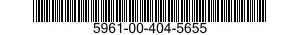 5961-00-404-5655 SEMICONDUCTOR DEVICE,DIODE 5961004045655 004045655