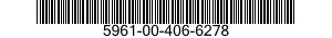 5961-00-406-6278 SEMICONDUCTOR DEVICE,DIODE 5961004066278 004066278