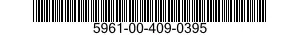 5961-00-409-0395 SEMICONDUCTOR DEVICE,DIODE 5961004090395 004090395