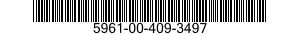 5961-00-409-3497 SEMICONDUCTOR DEVIC 5961004093497 004093497