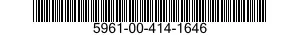 5961-00-414-1646 SEMICONDUCTOR DEVICE,DIODE 5961004141646 004141646