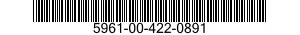 5961-00-422-0891 SEMICONDUCTOR DEVICE,DIODE 5961004220891 004220891