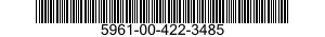 5961-00-422-3485 TRANSISTOR 5961004223485 004223485