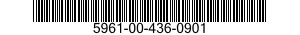 5961-00-436-0901  5961004360901 004360901