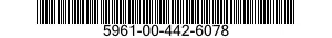 5961-00-442-6078 TRANSISTOR 5961004426078 004426078